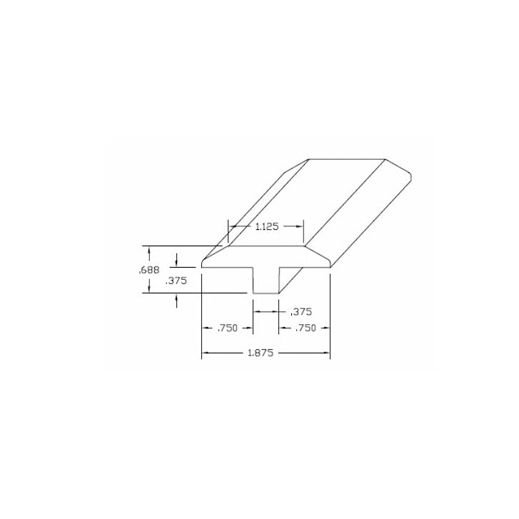 Mannington Momentum Trim T-Mold
