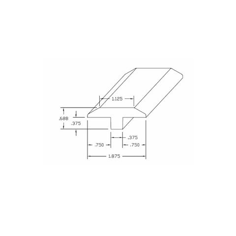 Mannington Mountain View XL Trim T-Molding