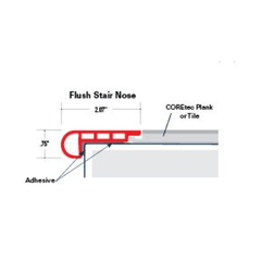COREtec Plus XL Trim Flush Stair Nose COREtec COREtec