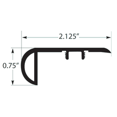Paramount RigidCORE XL Trim Overlap Stairnose Paramount Paramount