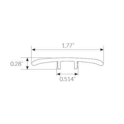 Mannington Adura Flex Plank Trim T-Molding Mannington Mannington