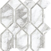 Tile Collection La Marca 13x12 Modella Mosaic Arabescato Tile Polished
