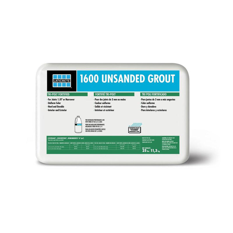 Laticrete 1644 Unsanded Grout - 25 lb