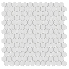 Tile Collection Soho 1" Hexagon Mosaic Tile Gallery Grey