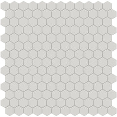 Tile Collection Soho 1" Hexagon Mosaic Tile Halo Grey