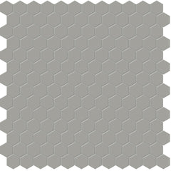 Tile Collection Soho 1" Hexagon Mosaic Tile Cement Chic
