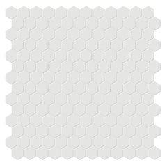 Tile Collection Soho 1" Hexagon Mosaic Tile Vintage Grey