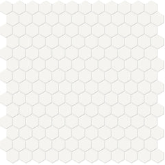 Tile Collection Soho 1" Hexagon Mosaic Tile Canvas White