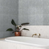 Shaw Tile Arena Silver Mosaic Room Scene