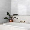 Shaw Tile Geoscapes White 4x16 Room Scene