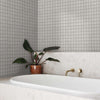 Shaw Tile Tessuto Bianco Mosaic 12"x12" Room Scene