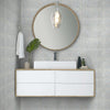 Shaw Tile Crown White Hexagon Mosaic Room Sceen