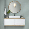 Shaw Tile Geoscapes Light Grey Hexagon Room Scene