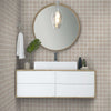 Shaw Tile Tessuto Sabbia Mosaic 12"x12" Room Scene