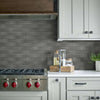 Shaw Tile Geoscapes Dark Grey Brick Room Scene