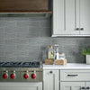 Shaw Tile Geoscapes Light Grey 4x16 Room Scene