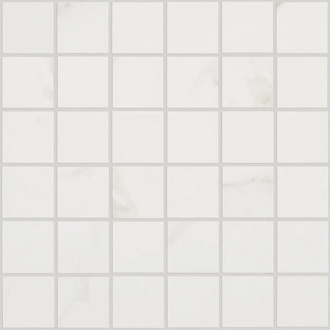 Shaw Tile Maximus Calacatta Mosaic Swatch