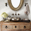 Shaw Tile Boca Pearl Random Linear Polished Mosaic Room Scene