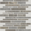 Shaw Tile Boca Lagoon Random Linear Textured Mosaic Swatch