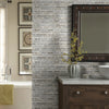 Shaw Tile Boca Lagoon Random Linear Textured Mosaic Room Scene