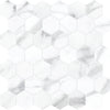 Tile Collection La Marca 2" Hexagon Mosaic Statuario Nuovo Tile Polished