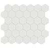 Tile Collection Soho 2" Hexagon Mosaic Tile Vintage Grey