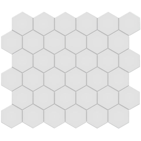 Tile Collection Soho 2" Hexagon Mosaic Tile Gallery Grey