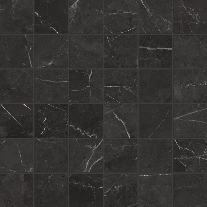 Tile Collection La Marca 2x2 Mosaic Nero Venato Tile