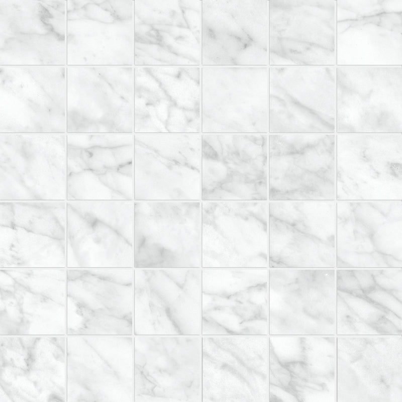 Tile Collection La Marca 2x2 Mosaic Carrara Gioia Tile
