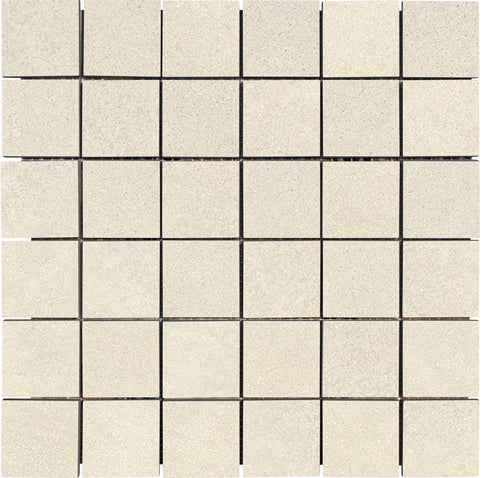 Tile Collection Urban Living 2x2 Mosaic Tile Tan Raw