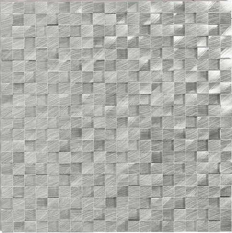 Daltile Structure 3D Cube 1/2"x1/2" Steel