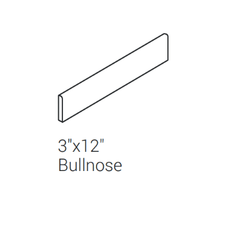 Daltile Volume 1.0 Sonic White VL75 Bullnose 3"x12"