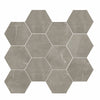 Virginia Tile Luxury 3x3 Hexagon Mosaic Tile Amani Grey Rectified