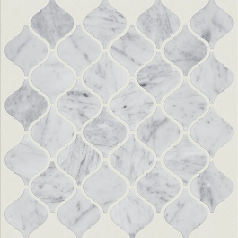 Shaw Tile Chateau Lantern Bianco Carrara 12x12 Swatch