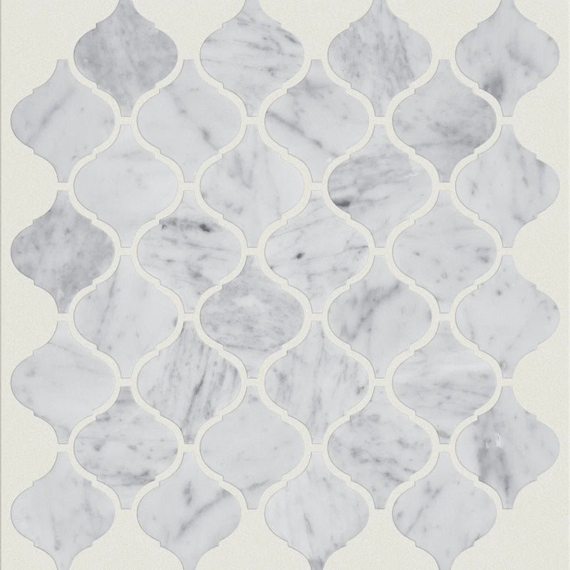 Shaw Tile Chateau Lantern Bianco Carrara 12x12