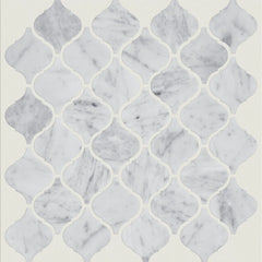 Shaw Tile Chateau Lantern Bianco Carrara 12x12 Swatch