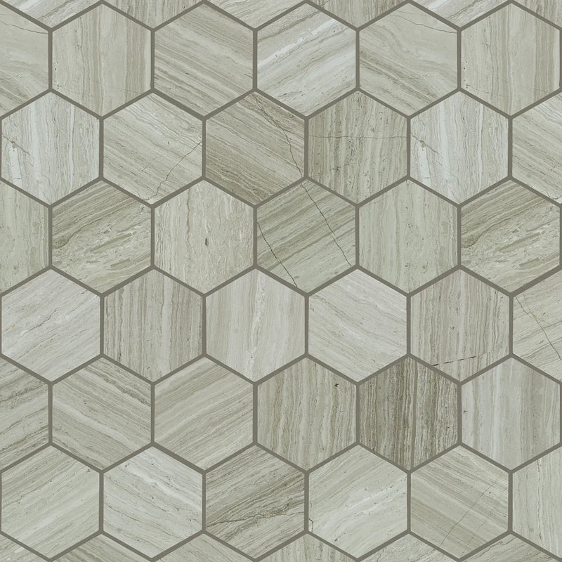 Shaw Tile Chateau Hexagon Rockwood 10x12