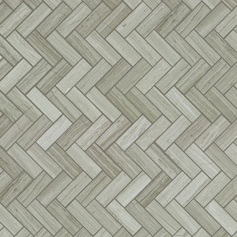 Shaw Tile Chateau Herringbone Rockwood  12x12