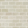 Shaw Tile Chateau 2x4 Beveled Edge Mosaic Crema Marfil 12x12 Swatch