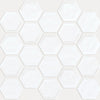 Shaw Tile Geoscapes White Hexagon Swatch