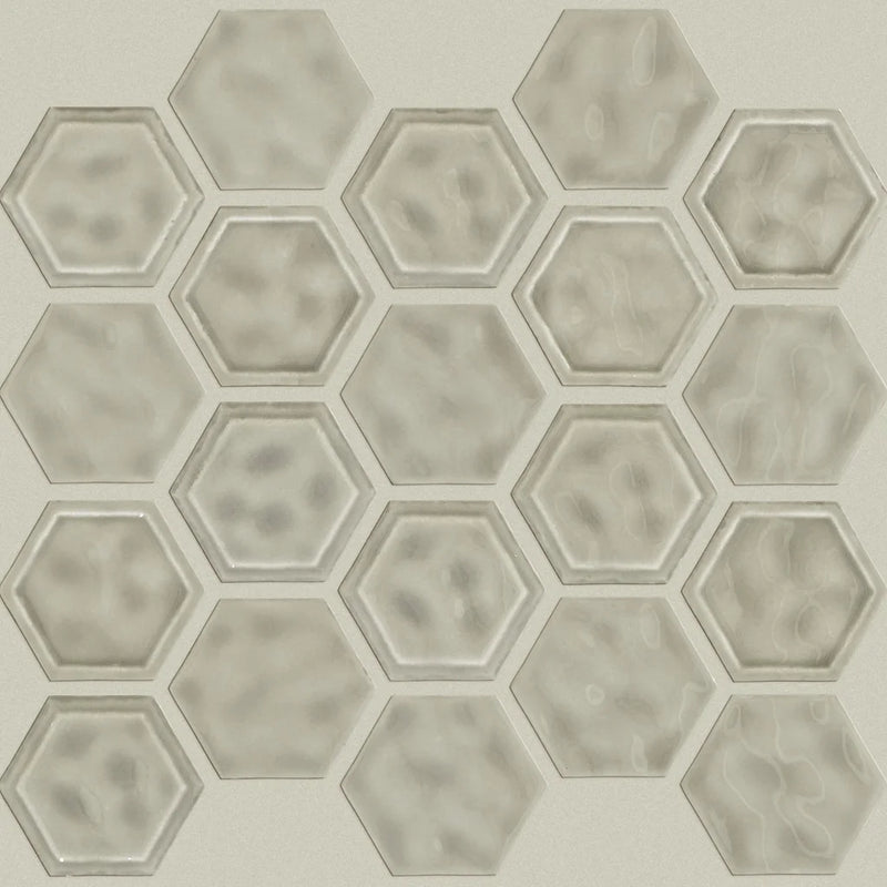 Shaw Tile Geoscapes Taupe Hexagon