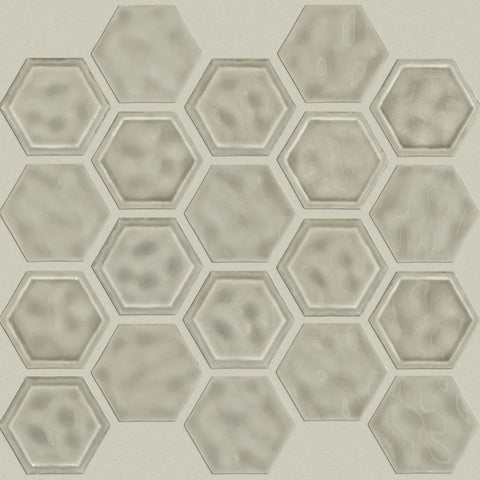 Shaw Tile Geoscapes Taupe Hexagon Swatch