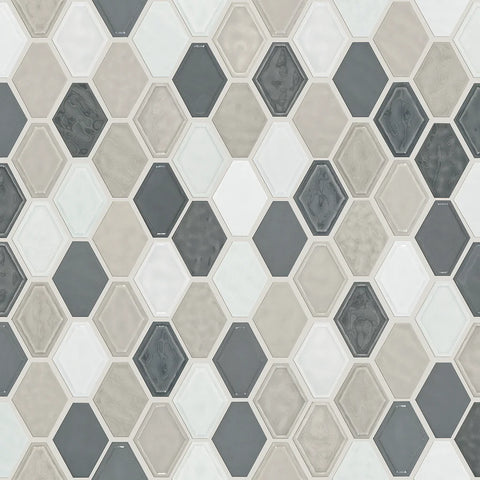 Shaw Tile Geoscapes Warm Blend Diamond Swatch