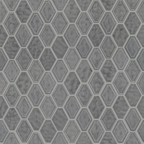 Shaw Tile Geoscapes Dark Grey Diamond Swatch
