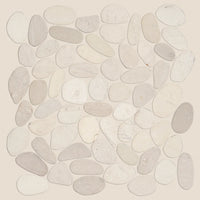 Serenity Ivory Flat Mosaic