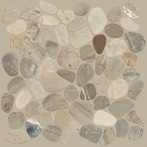 Shaw Tile Brookstone Vitality Mica Flat Mosaic Swatch