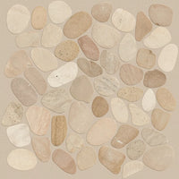 Driftwood Tan Flat Mosaic