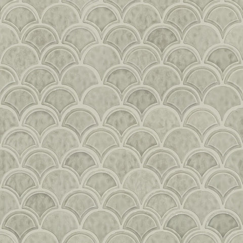 Shaw Tile Geoscapes Taupe Fan Swatch