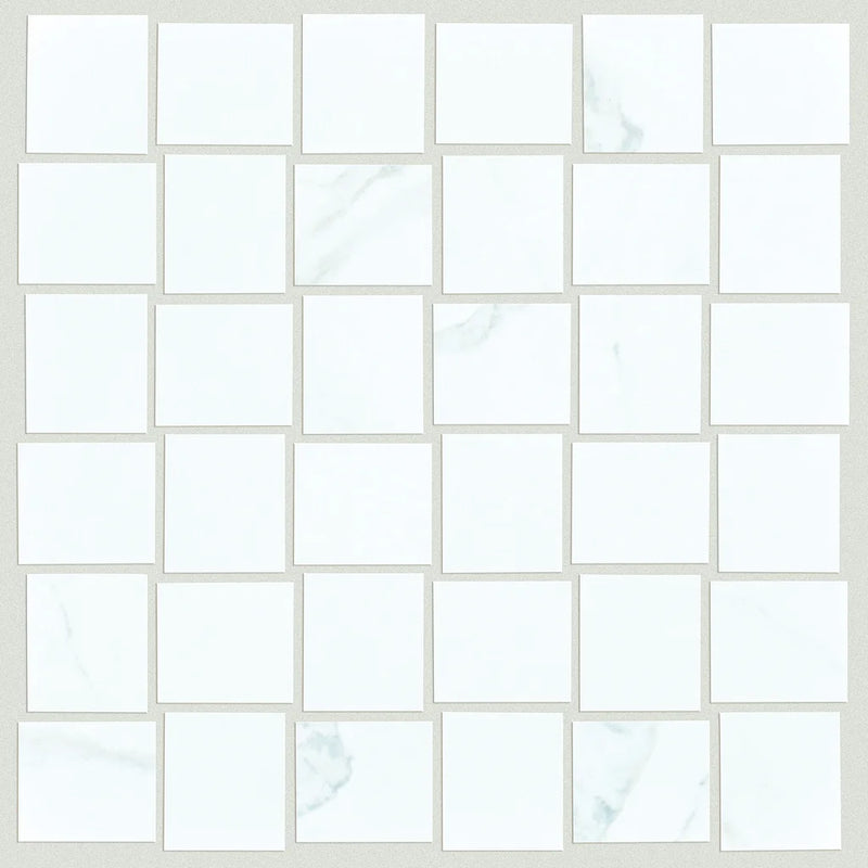 Shaw Tile Casino BW Mosaic Polished Statuario 12