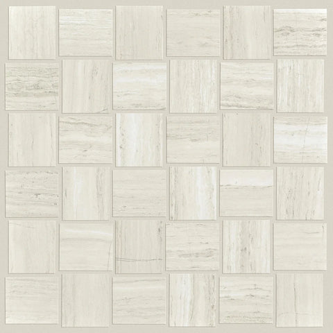 Shaw Tile Range Ash Polish Mosaic 12"x12" Swatch